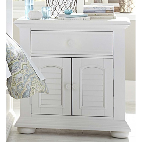 LIBERTY FURNITURE Summer House I White Night Stand