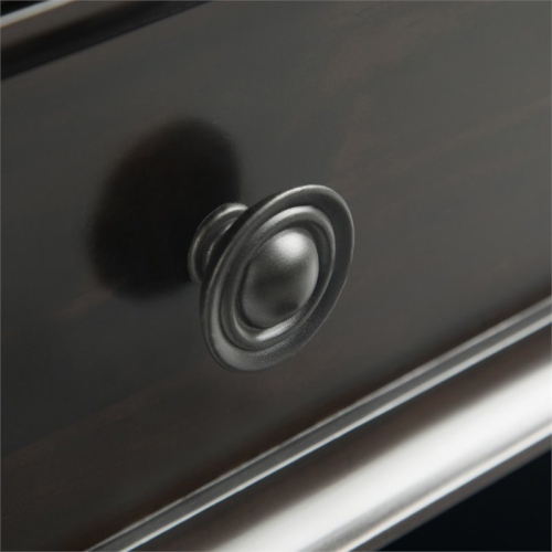 Simpli Home Amherst Wood 24" Transitional Bedside Nightstand Table in Hickory Brown