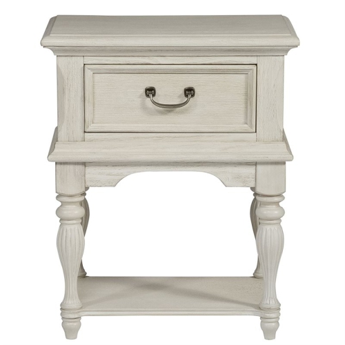 LIBERTY FURNITURE Bayside White Leg Night Stand