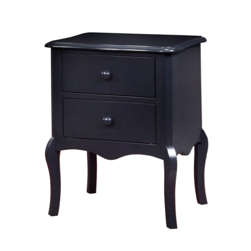 FURNITURE OF AMERICA  Torrez Traditional Wood 2-Drawer Nightstand In Blue