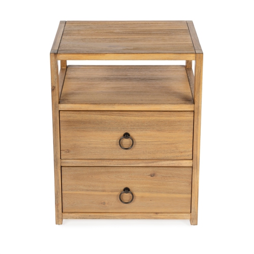 Butler Specialty Company Lark 2-Drawer Wood Nightstand - Natural