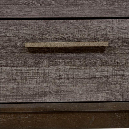 Furniture of America Charlsie Solid Wood 2-Drawer Nightstand in Antique Gray