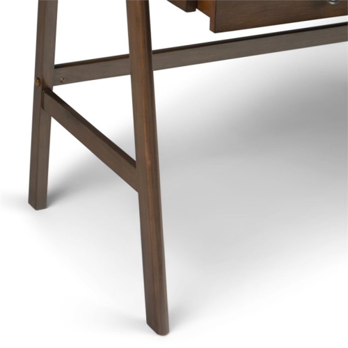 Simpli Home Rylie Solid Wood Transitional 60 " Desk in Natural Aged Brown