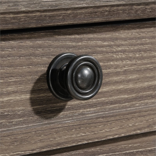 Sauder Hammond Contemporary Wood L-Shape Computer Desk in Emery Oak