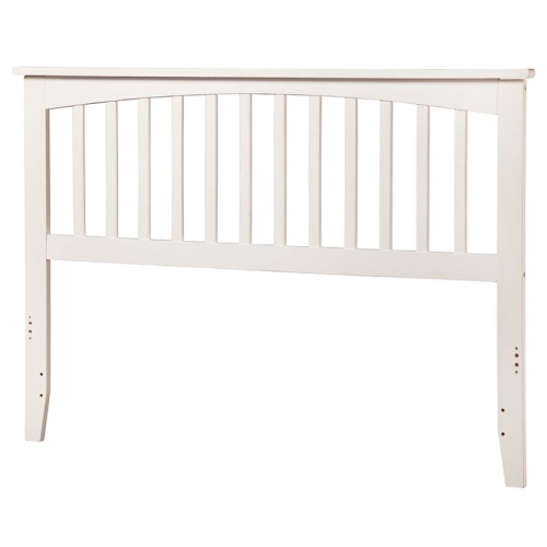 AFI Mission Full Solid Wood Headboard with Device Charger in White