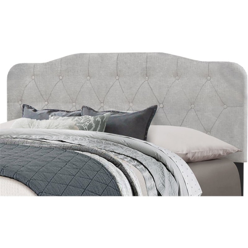 HILLSDALE  Nicole Upholstered Full Or Queen Panel Headboard In Gray