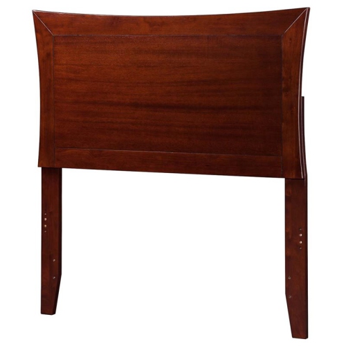 AFI  Metro Twin Solid Wood Headboard With Device Charger In Walnut