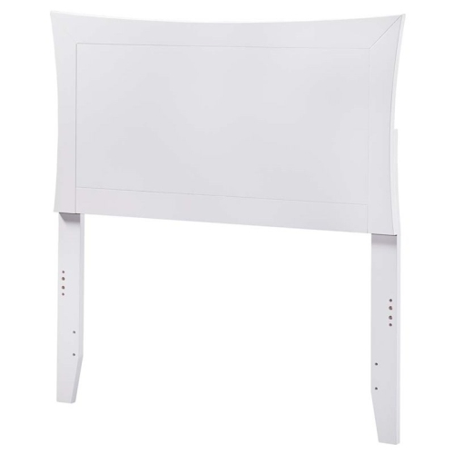 AFI  Metro Twin Solid Wood Headboard With Device Charger In White