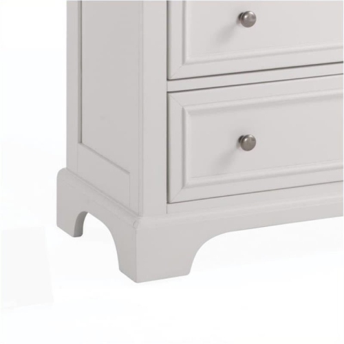 Bowery Hill 4 Drawer Chest in Off White