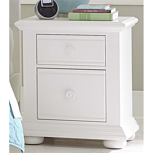 Summer House White 2 Drawer Night Stand
