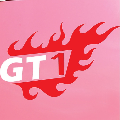 Furniture of America Ramirez Traditional Metal Racecar Nightstand in Pink