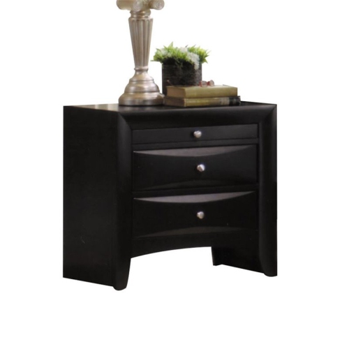 ACME FURNITURE  Ireland Nightstand In Black