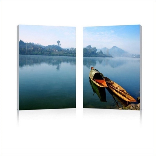 BAXTON STUDIO  Traditional Travel Mounted Print Diptych In Multicolor