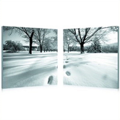 BAXTON STUDIO  Telltale Trail Mounted Print Diptych In Multicolor