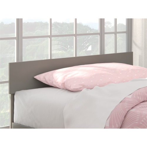 AFI Boston Solid Wood Full Headboard in Gray