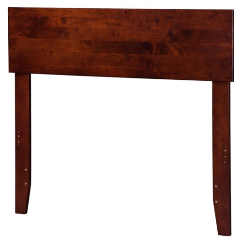 AFI  Orlando Twin Panel Solid Wood Headboard In Walnut