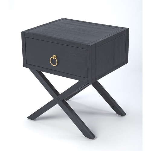 BUTLER SPECIALTY  Lark End Table In Navy Blue