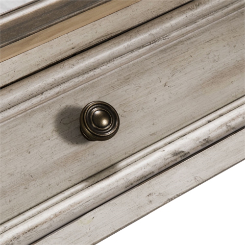 Heartland Off White Wood Rectangular Ceiling Tile Cocktail Table