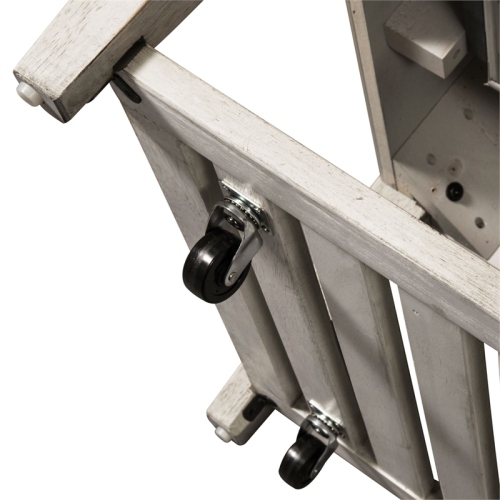 Heartland Off White Wood Rectangular Ceiling Tile Cocktail Table