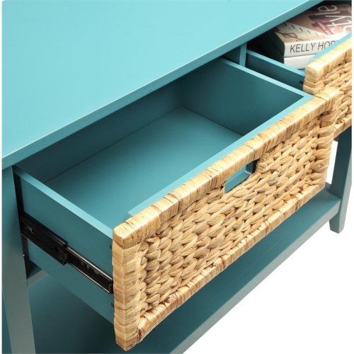 ACME Flavius Console Table in Teal