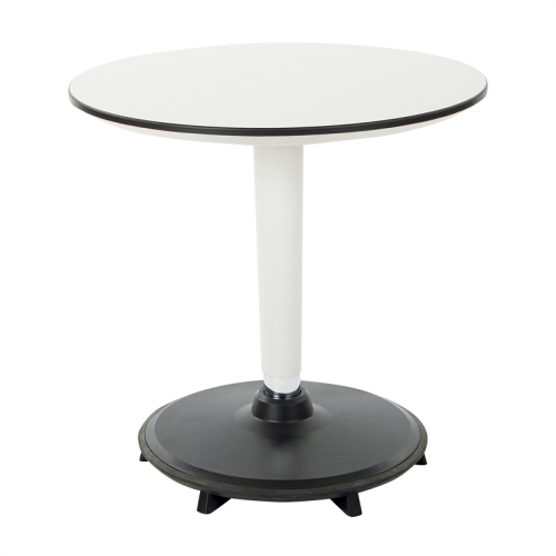 Active Height Adjustable Table 21"-31" in White Laminated Top in Engineered Wood
