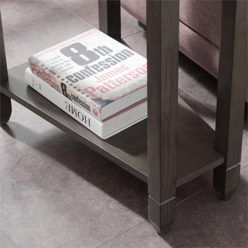 Leick Furniture Favorite Finds Smoke Gray Recliner Wedge Table