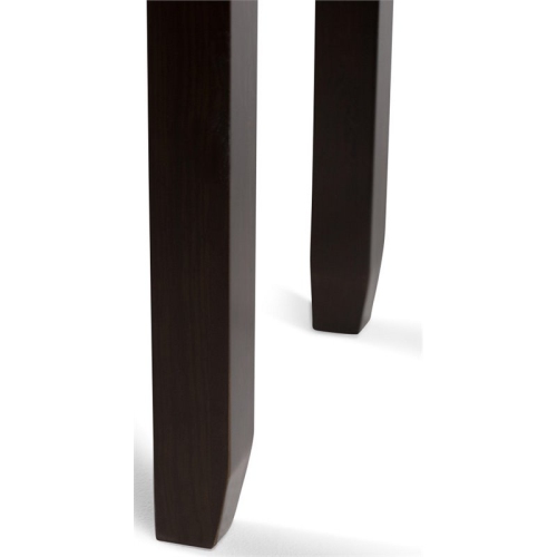 Simpli Home Cosmopolitan Solid Wood Console Table with 2 Drawers Mahogany Brown