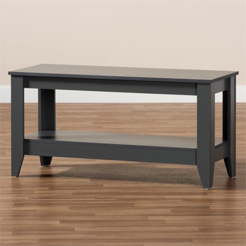 Bowery Hill Modern and Contemporary Grey Finished Wood Coffee Table