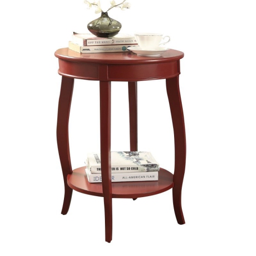 ACME Aberta End Table in Red