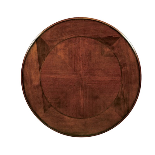 Furniture of America Azea Traditional Wood 1-Shelf End Table in Brown Cherry