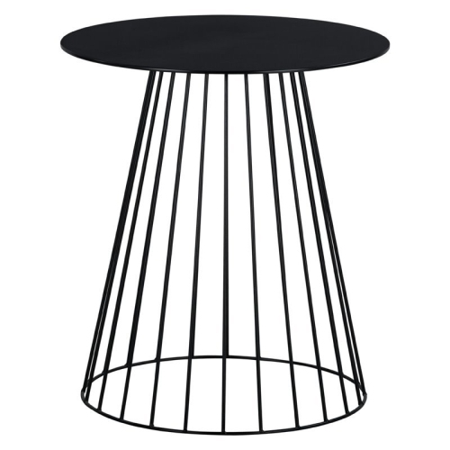 Serta Element Round Side Table in Midnight Black