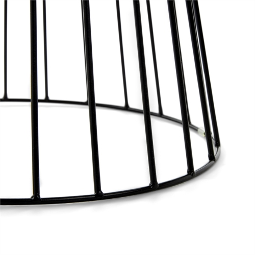 Serta Element Round Side Table in Midnight Black