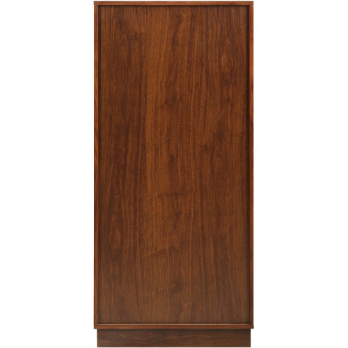 ACME Wiesta – Armoire à vin en bois d’ingénierie avec 3 tiroirs, noyer