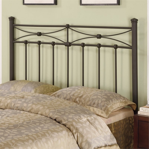 BOWERY HILL  Full Queen Spindle Headboard In Rustic Bronze