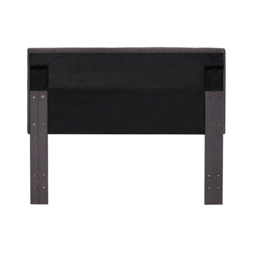 Furniture of America Warscher Fabric Full/Queen Tufted Headboard in Gray