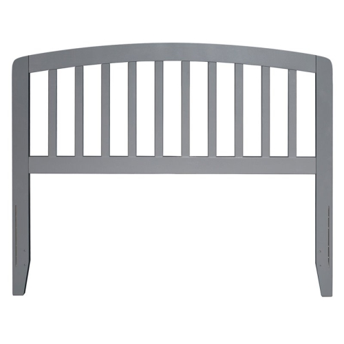 BOWERY HILL  Solid Wood Spindle Full Headboard In Gray