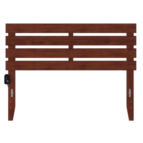 AFI Oxford Solid Wood Full Headboard in Walnut