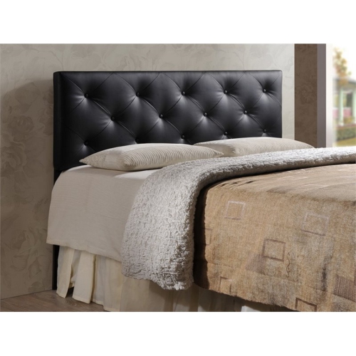 Bedford Queen Faux Leather Upholstered Headboard