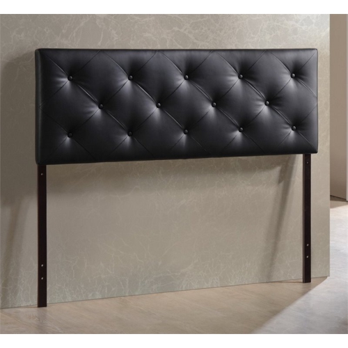 Bedford Queen Faux Leather Upholstered Headboard