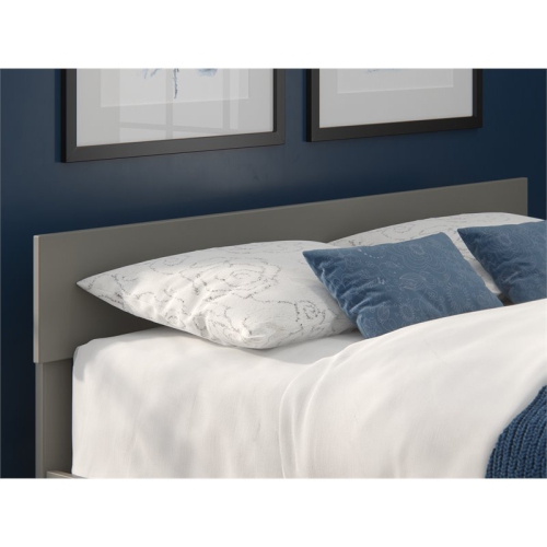 AFI Boston Solid Wood Queen Headboard in Gray