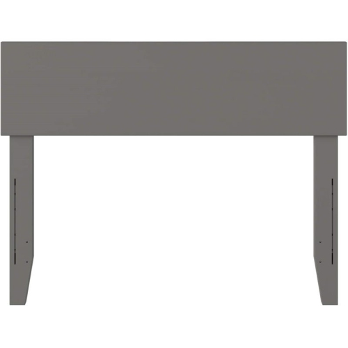 Bowery Hill Solid Wood Panel Twin Headboard in Gray