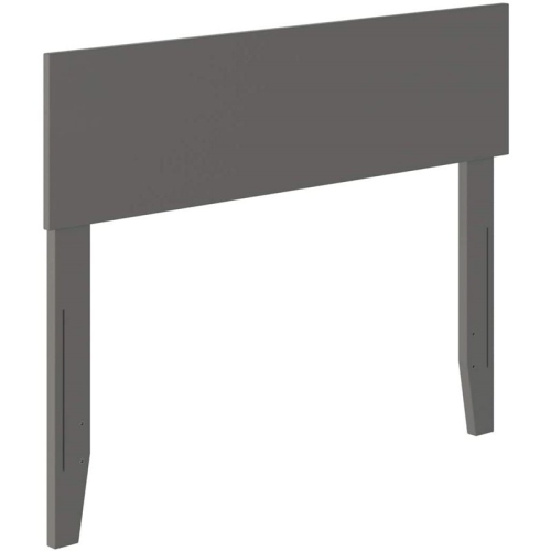 Bowery Hill Solid Wood Panel Twin Headboard in Gray