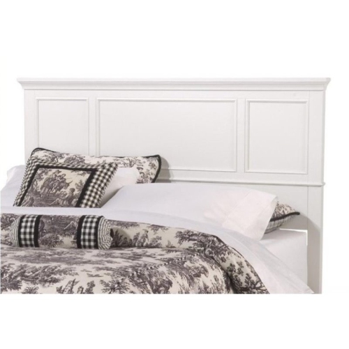 BOWERY HILL  King Panel Headboard In White