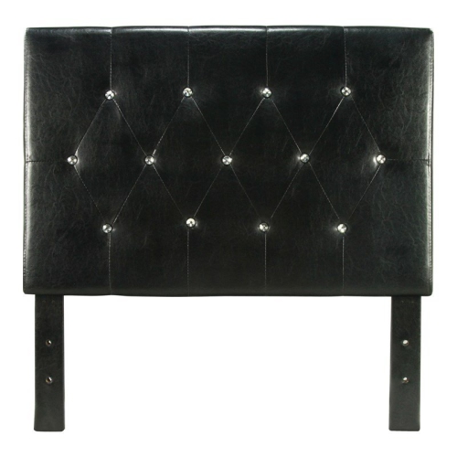 FURNITURE OF AMERICA  Kylen Faux Leather Full/queen Headboard In Black