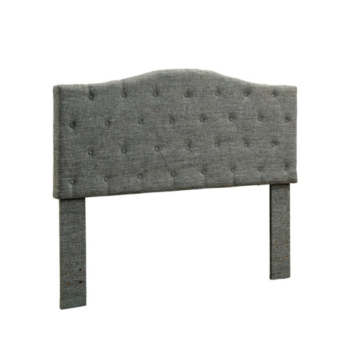 Furniture of America Saira Fabric Full/Queen Tufted Headboard in Gray