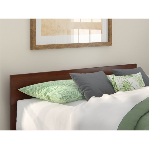 AFI Boston Solid Wood Queen Headboard in Walnut