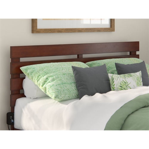 AFI Oxford Solid Wood Queen Headboard in Walnut