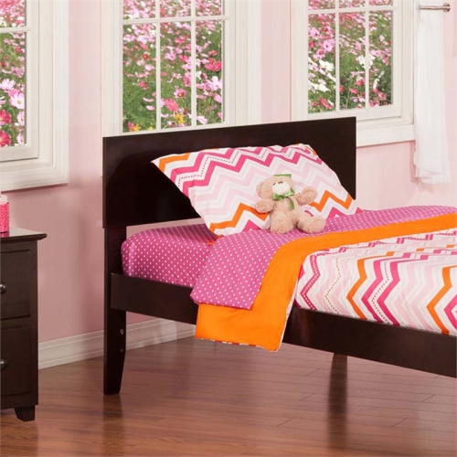 Orlando Twin Solid Wood Headboard in Espresso