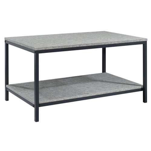 SAUDER  North Avenue Faux Concrete And Metal Coffee Table In Faux Concrete/black [This review was collected as part of a promotion