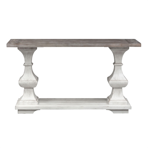 Sedona White Sofa Table